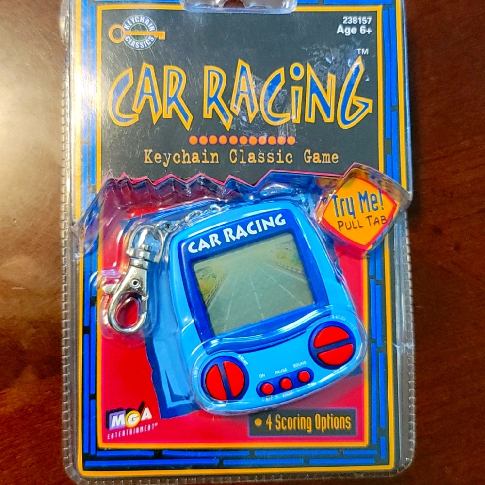 Car Racing Keychain classic game MGA Entertainment